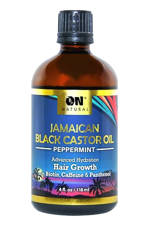 [Next Image] On Natural Jamaican Black Castor Oil Hair Growth - Peppermint(4 oz) #106-pc