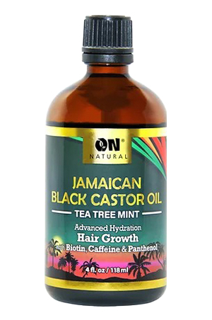 [Next Image] On Natural Jamaican Black Castor Oil Hair Growth - Tea Tree Mint (4 oz) #108-pc