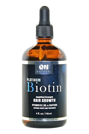 [Next Image] On Natural Platinum Biotin Vitamin B7, B5 & Caffeine Oil (4 oz) #109-pc