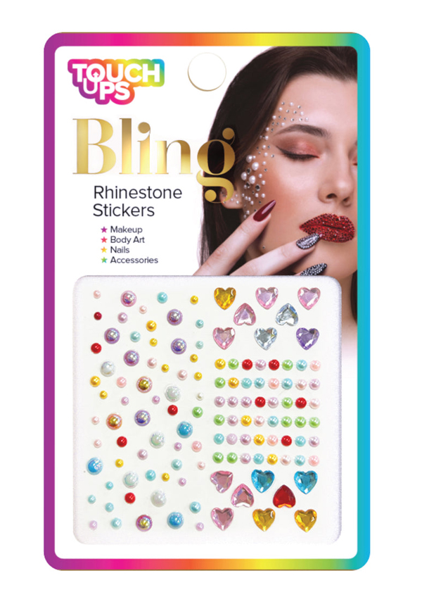 TouchUps Rhinestone Stickers Rainbow Mix2 #BLG010 -dz
