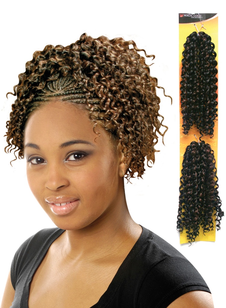 2pcs Curly Braid