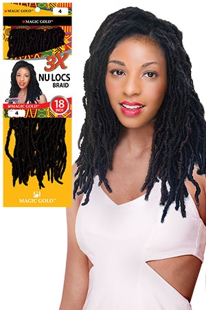 3x Nu Locs Braid 18"