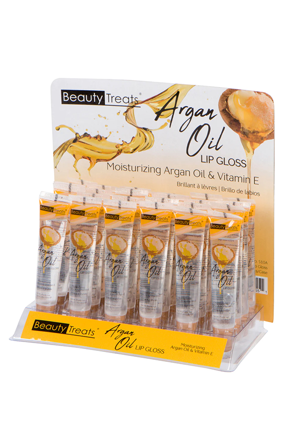 Beauty Treats Argan Oil Lip Gloss(24pc/ds)[510A] #118