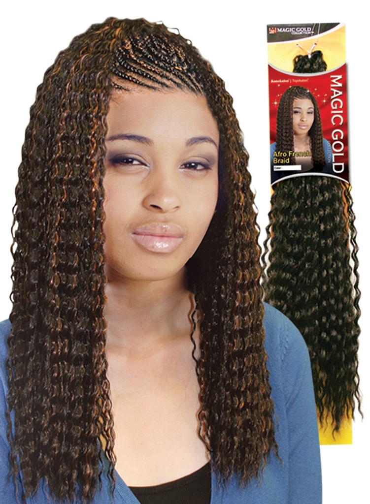 Afro French Braid