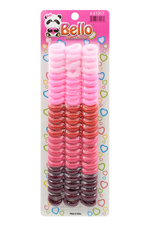 Bello  O Ring Small Pink Mix 40PC/PK #61017