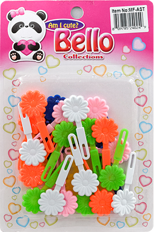 Bello Mini Flower Barrette- Asst#MF-AST-pk