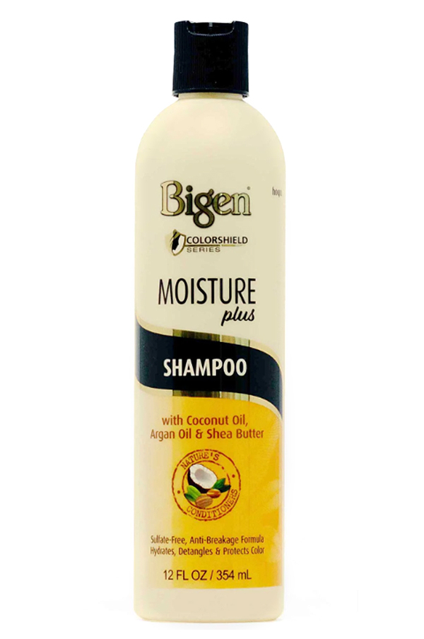 Bigen Color Shield Moisture Plus Shampoo - Coconut oil, Argan oil & Shea butter (12oz) #40