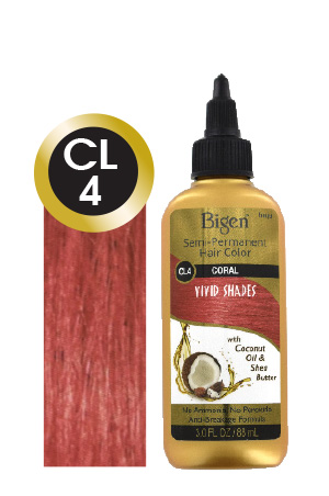 Bigen Semi-Permanent Color Vivid Shades #CL4 Coral #14