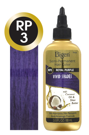 Bigen Semi-Permanent Color Vivid Shades #RP3 Royal Purple#24