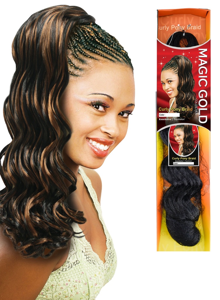 Curly Pony Braid