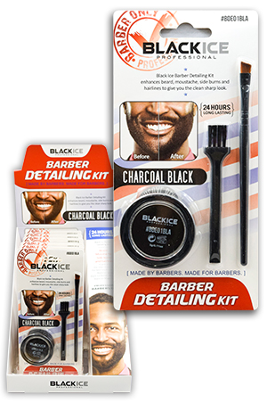 Black Ice Barber Detailing Kit #BDE01BLA(6pc/ds)-ds