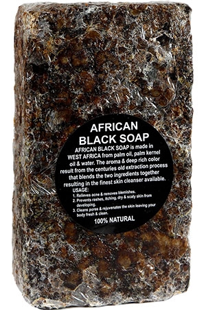 Black Soap-African Black Soap-100% Natural #6-Pc