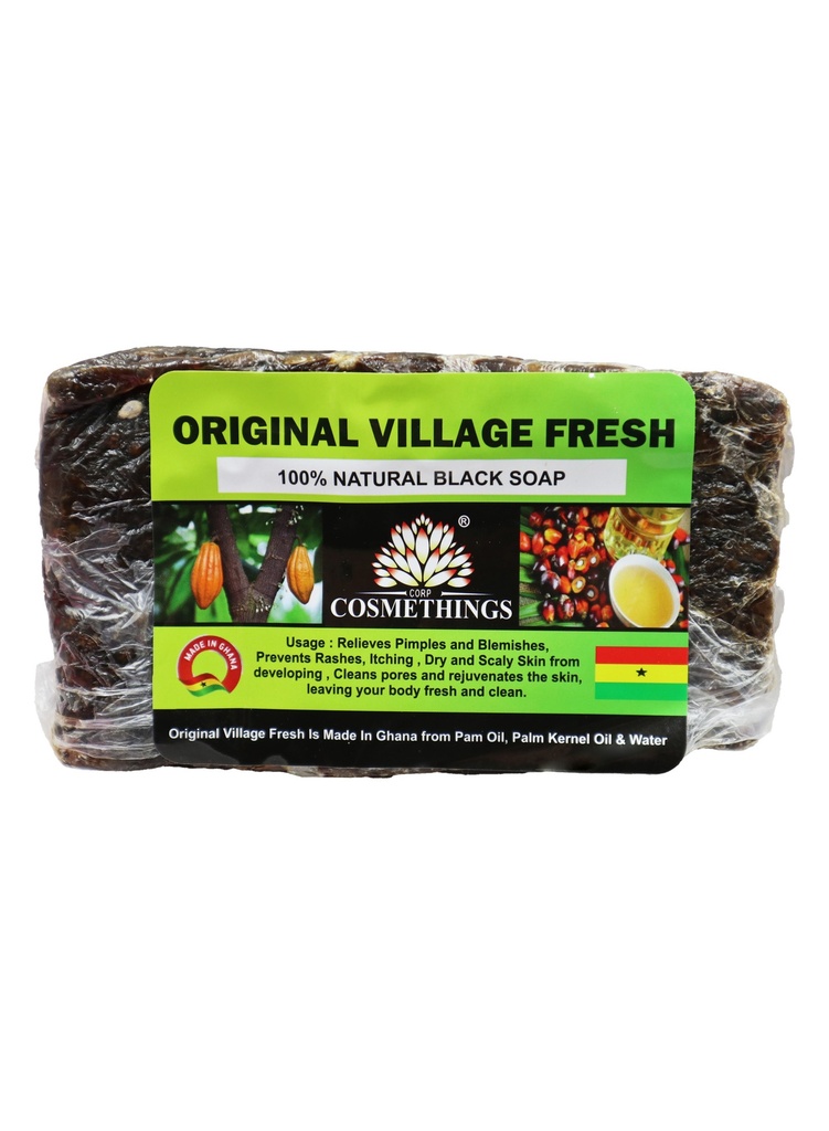 Original Village Fresh Black Soap -100% Natural (1 LB) #2