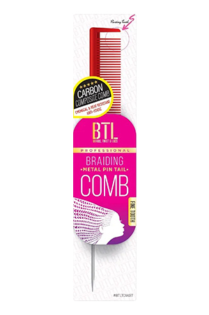 BTL Brading Metal Pin tail Comb(Color Ast)#BTLT01AST(12pc)-dz