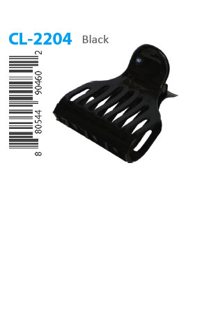 Butterfly Clamp (L) #CL2204 Black -pk