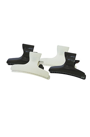 Butterfly Clamp (M) #1084 Black&White [CL2202] -pk