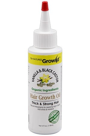 By Natures Growild Growth Oil[Vanilla &Blk.Caster](4oz) #37