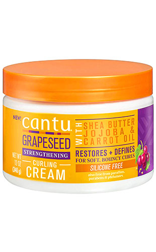 Cantu Grapeseed Strengthen Curling Cream (12 oz) #108