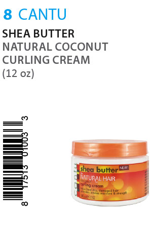 Cantu Shea Butter Natural Coconut Curling Cream (12oz) #8