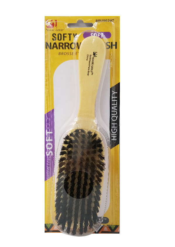 Magic Gold 100% Pure Bristle Softy Narrow Brush #MG90297 -pc