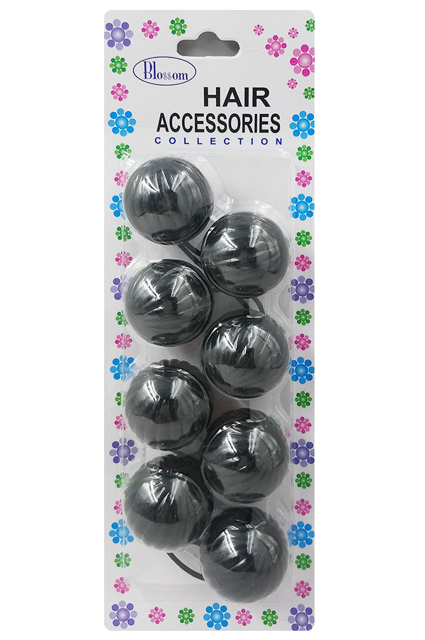 Blossom 36mm Hair Ball - Black #PPP08-02 - pk