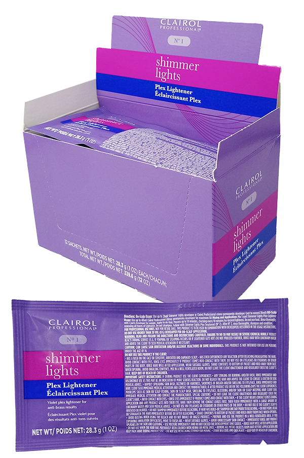 Clairol Shimmer Lights Plex Lightener (1 oz/12 pk/Box) #39