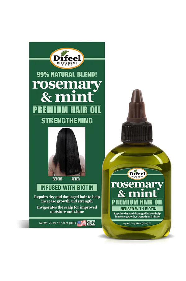 Difeel Rosemary & Mint Premium Hair Oil (2.5 oz) #199