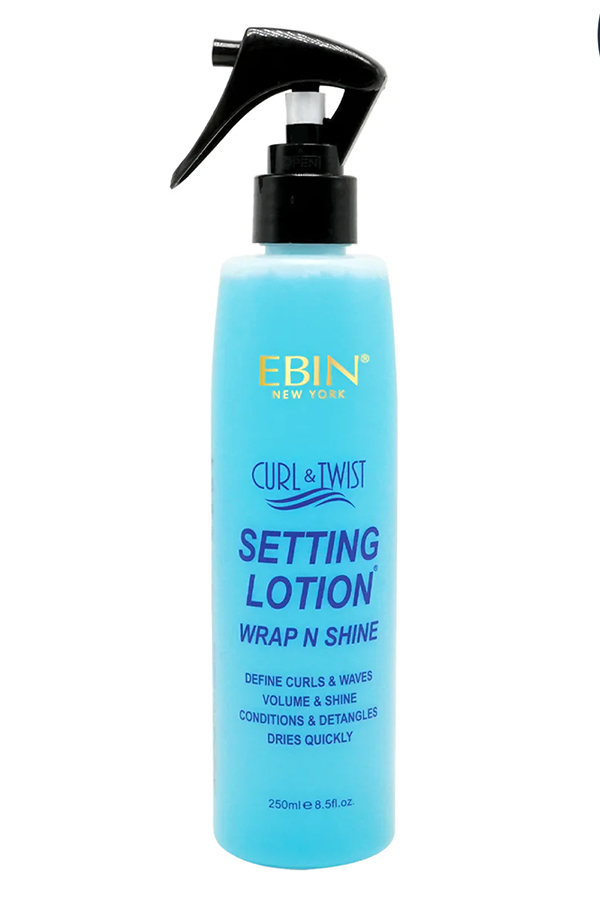 Ebin Curl & Twist Setting Lotion - Wrap N Shine (250 ml) #197