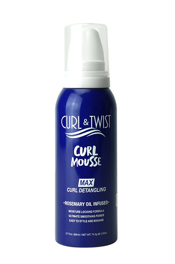 Ebin Curl & Twist Curl Mousse Max - Detangling (2.7 oz) #193