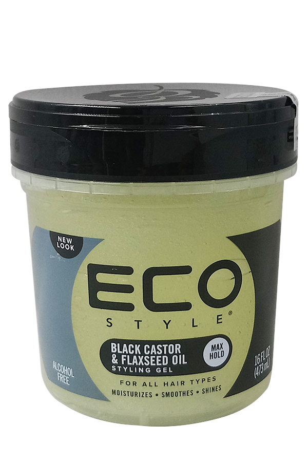 Eco Gel-Black Castor & Flaxseed Oil (50%More / 24 oz) #81B