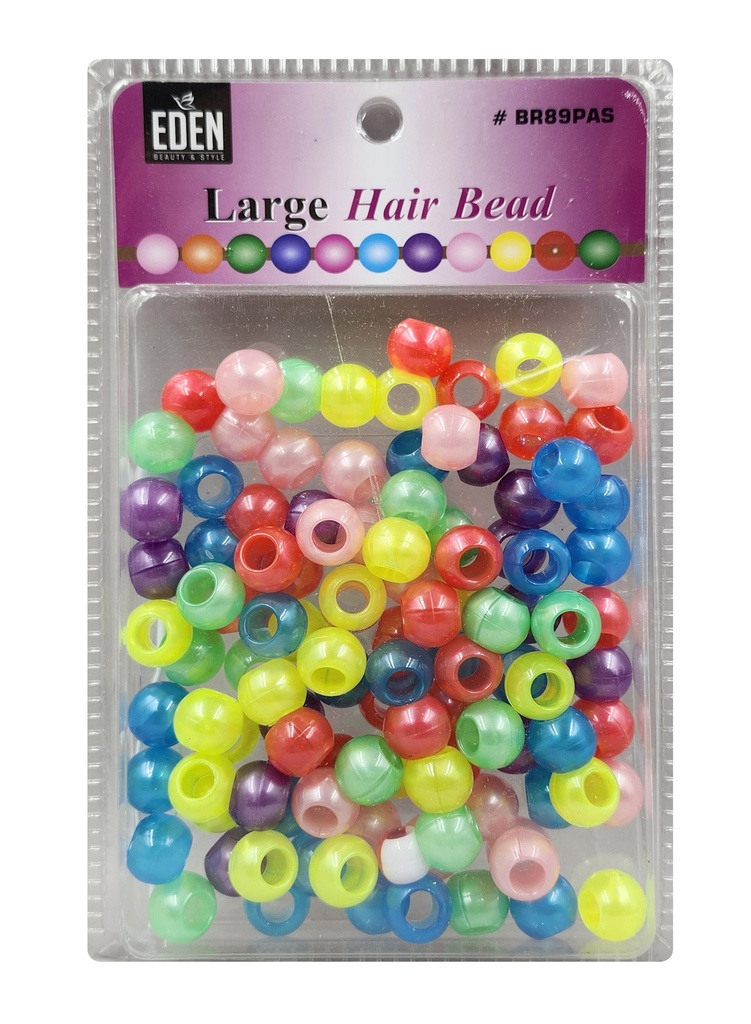 Eden XLG Blister LG Round Bead -Pastel Asst #BR89PAS -pk