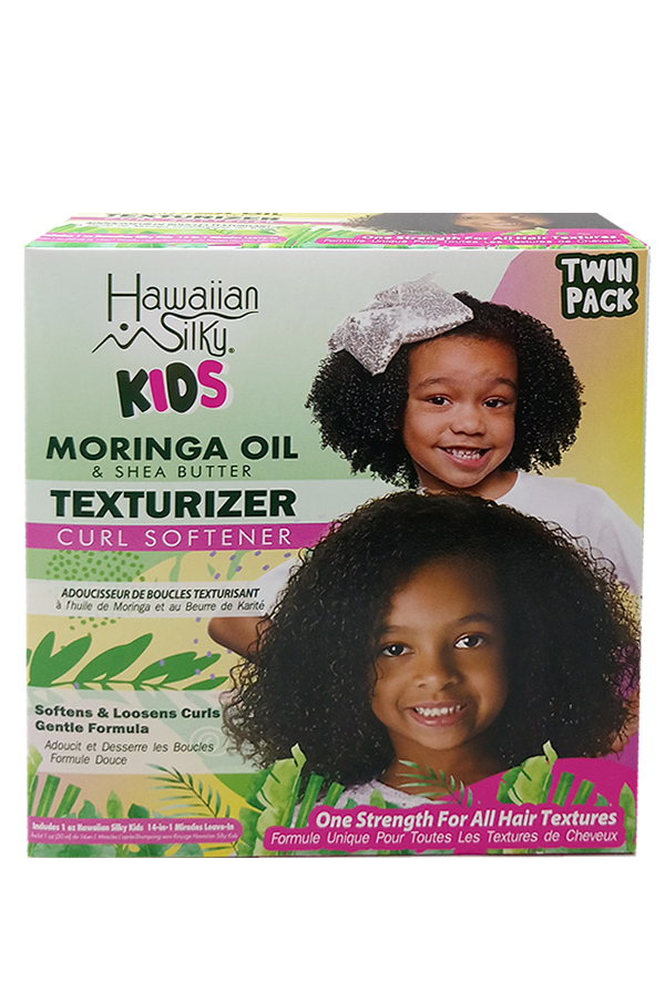 Hawaiian Silky Kids Moringa Oil &Shea Texturizer Kit (Twin Pack) #99