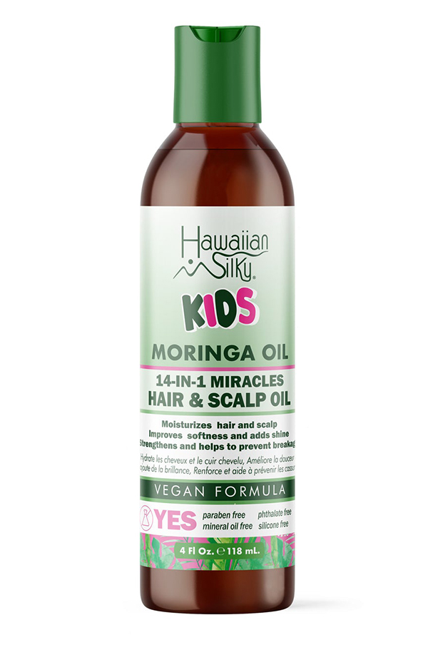 Hawaiian Silky Kids Moringa Oil Hair & Scalp Oil (4 oz) #98