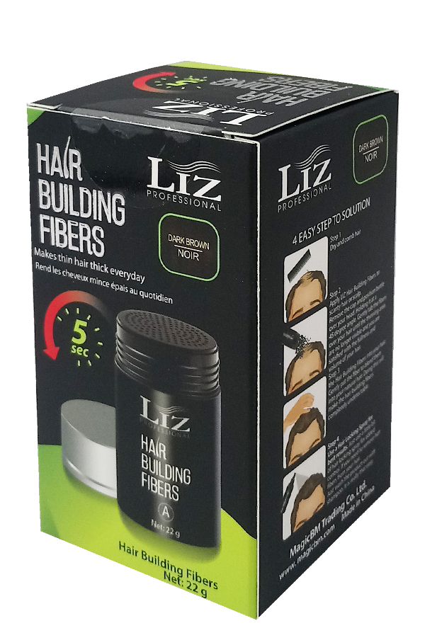 Liz Hair Building Fibers _ Dark Brown (22g) #32