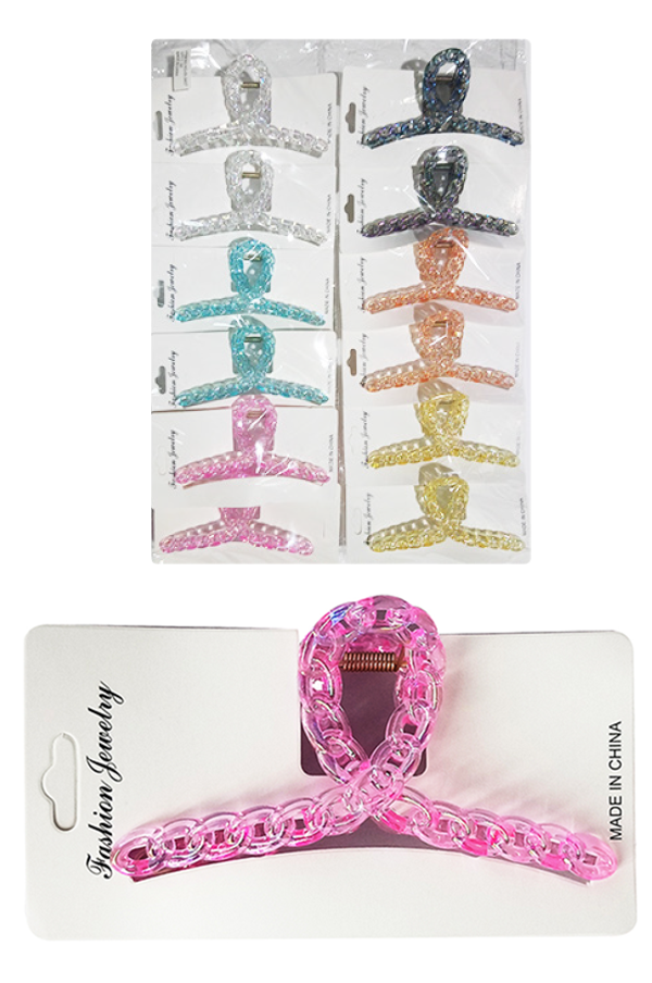 [#HCL55-2AST] Jaw Clip Large (12pc/pk) -dz