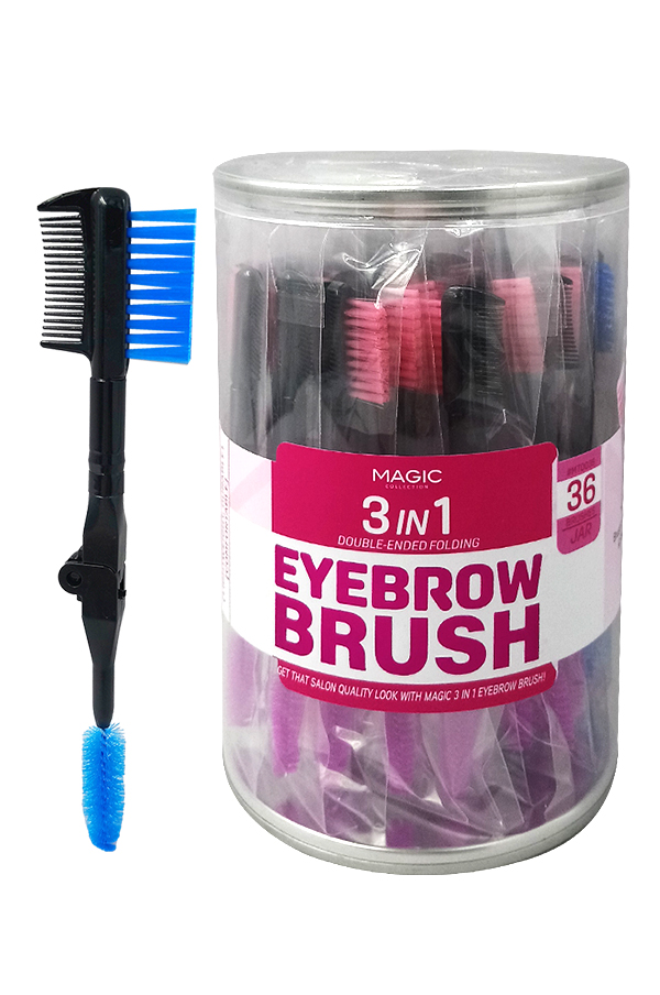 Magic 3IN1 Eyebrow Brush (36 pc) #MTO035 - Jar