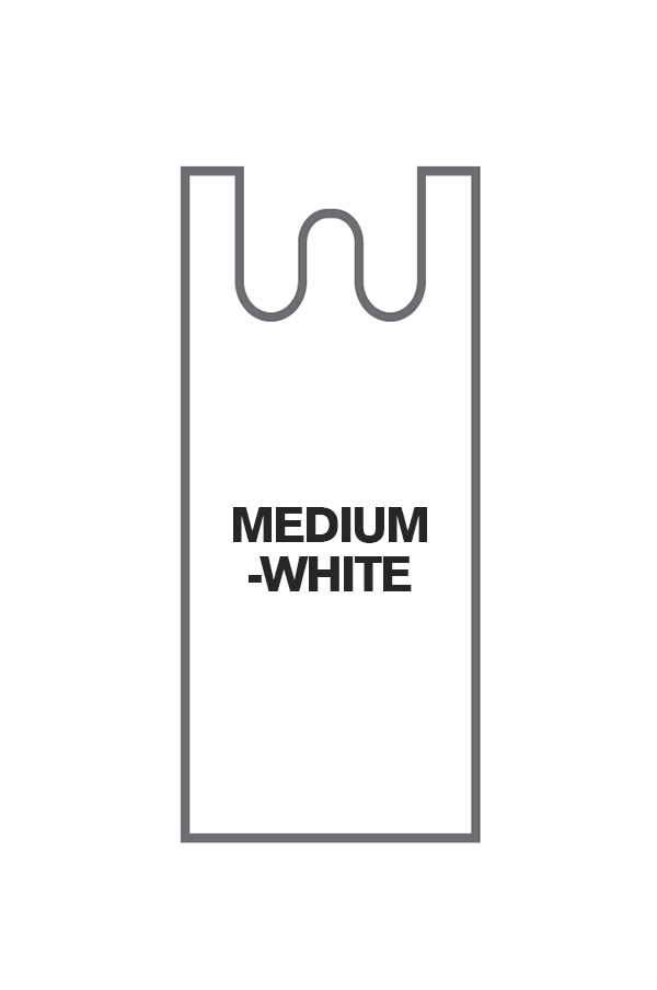 Magic Shopping Bag (#WS1WMD/Medium-White/15"x18") -20lb/Box