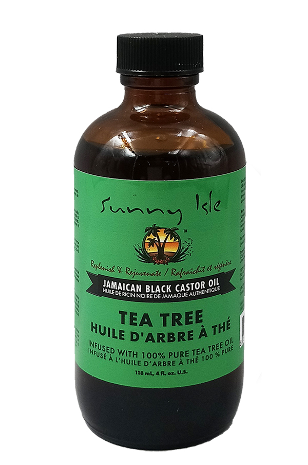Sunny Isle Jamaican Black Castor Oil TEA TREE  (4 oz) #64