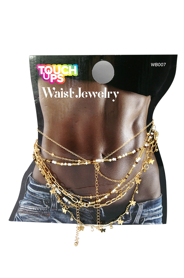 Touch Down Touch Ups Waist Jewelry Stones - pc