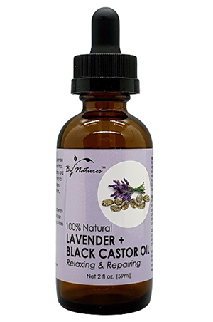 By Natures 100% Natural Lavender+Black Castor Oil (2 oz) #82