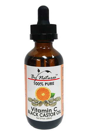 By Natures 100%Pure Vitamin C Black Castor Oil (2 oz) #86