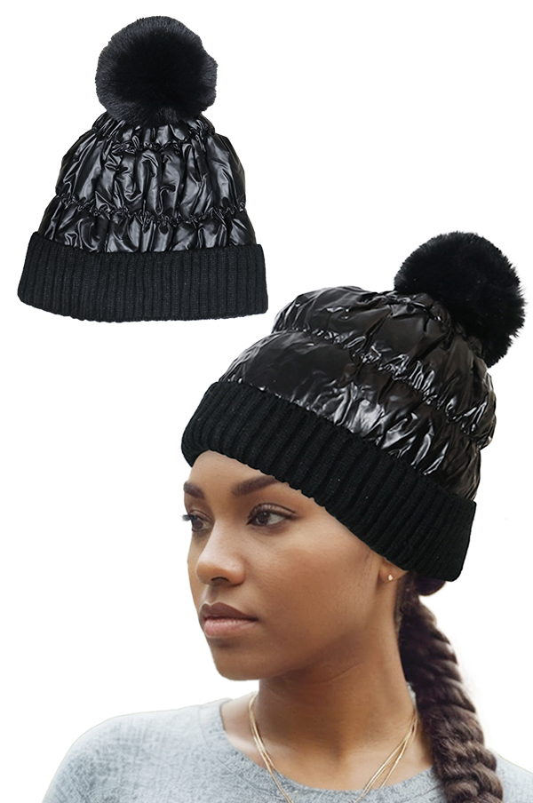 Winter Warmer Hat #WHT8006BK(Black) -pc