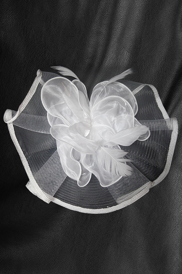 Church Hat #MG07332 (White) - pc