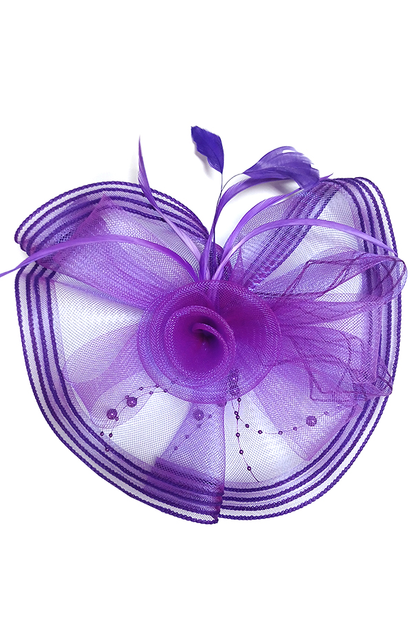 Church Hat #MG07356 (Purple) - pc