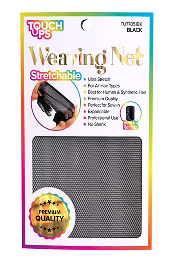 Touch Ups Weaving Net_Stretchable #TU77051BK (Black) - dz