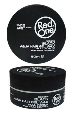 Red One Aqua Hair Gel Wax - Black (50 ml) #12