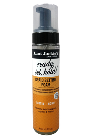 Aunt Jackie's ready, set, hold! Braid Setting Foam (8.5 oz) #59