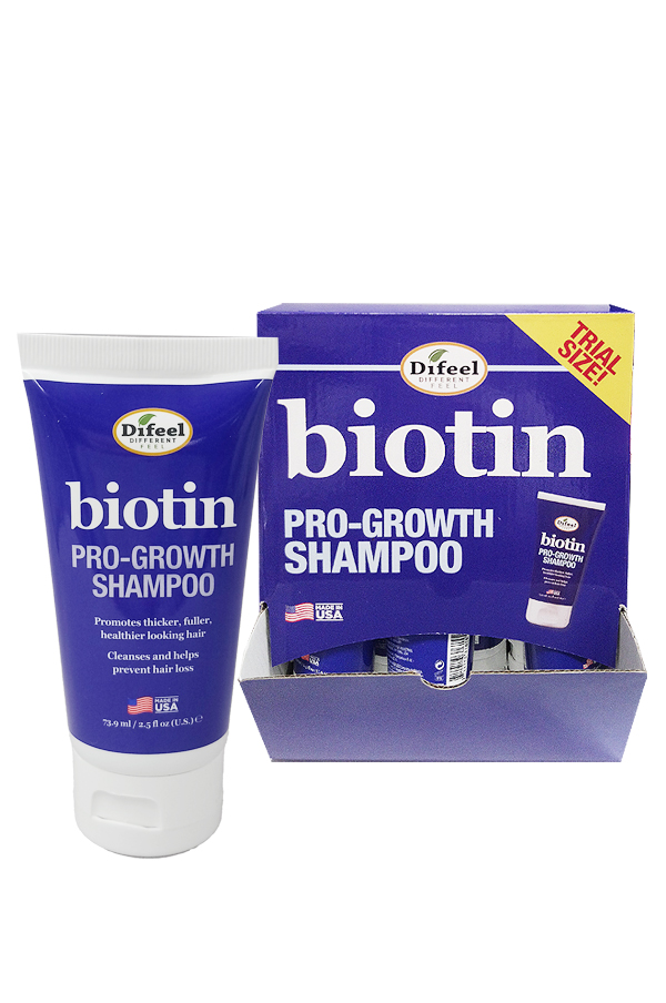Difeel Biotin Pro-Growth Shampoo_Trial (2.5oz/12pc) #212