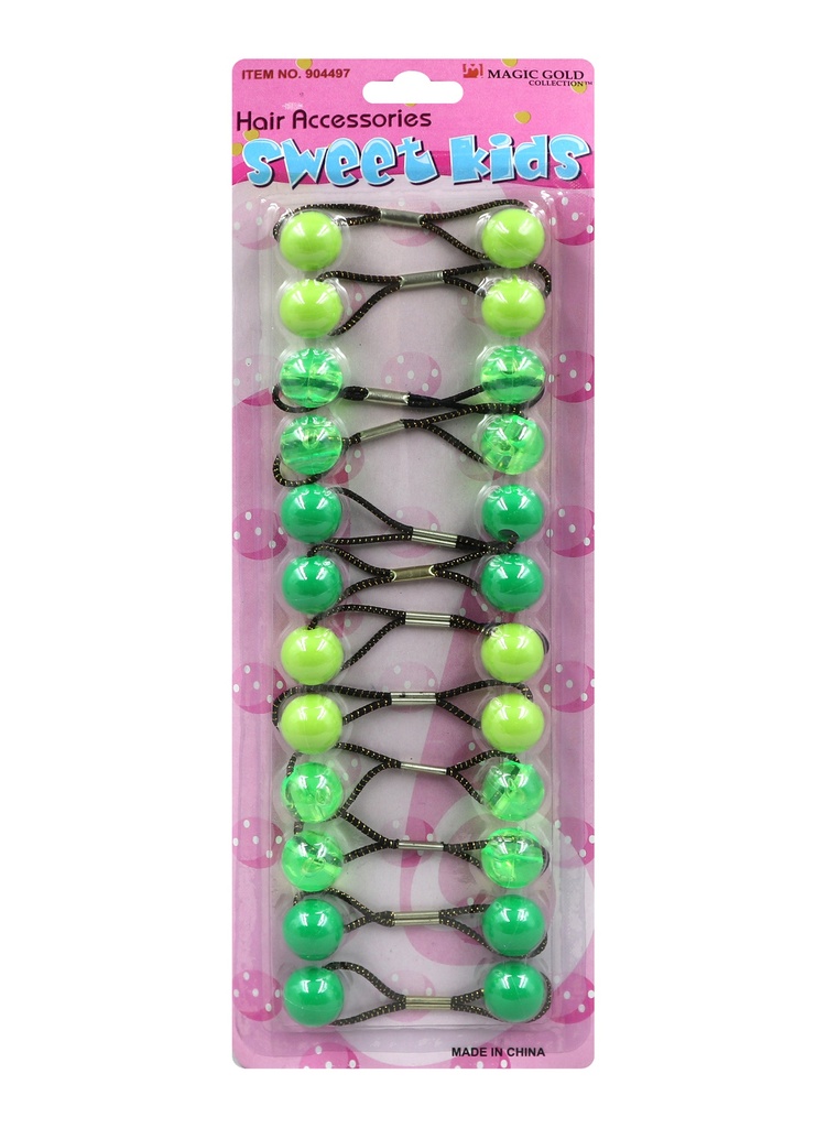 Magic Gold Bubble Round (13mm) #904497 Green(L) -pc