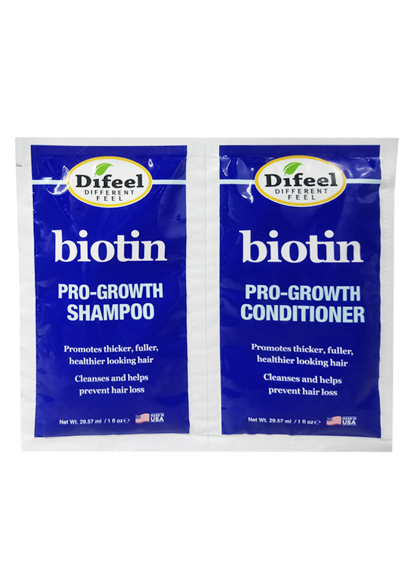 Difeel Biotin Pro-Growth Shampoo & Conditioner Pack (2 oz/dz) #226